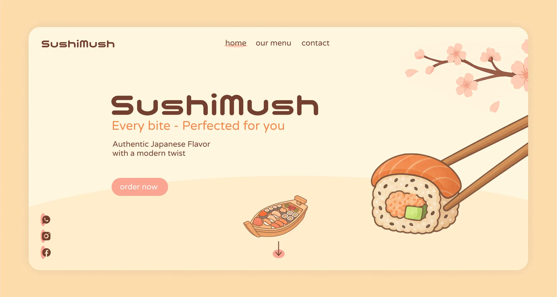 SushiMush – מסעדת סושי מאוירת